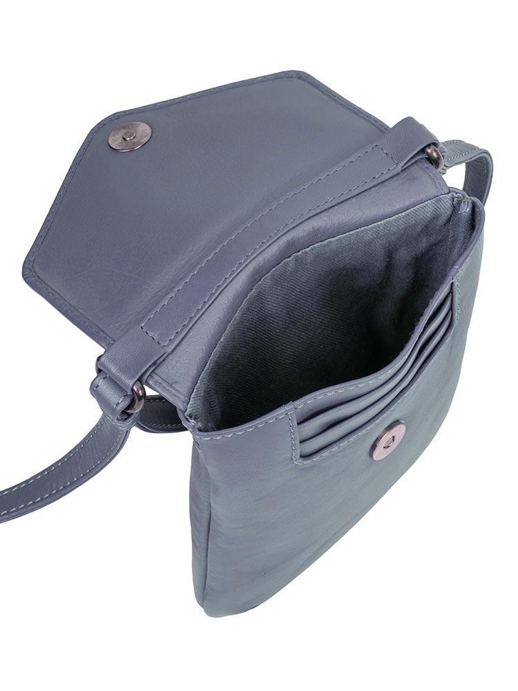 Cellini Diva Tuscany Phone Sling Grey Blue