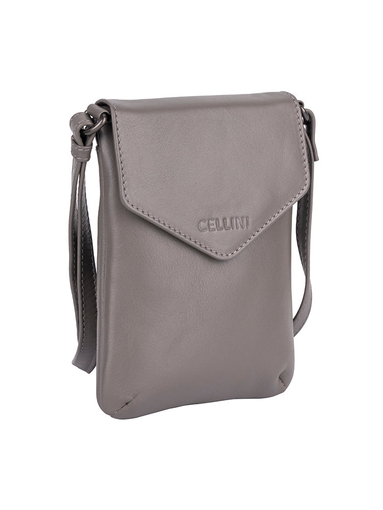 Cellini Diva Tuscany Phone Sling Grey Taupe