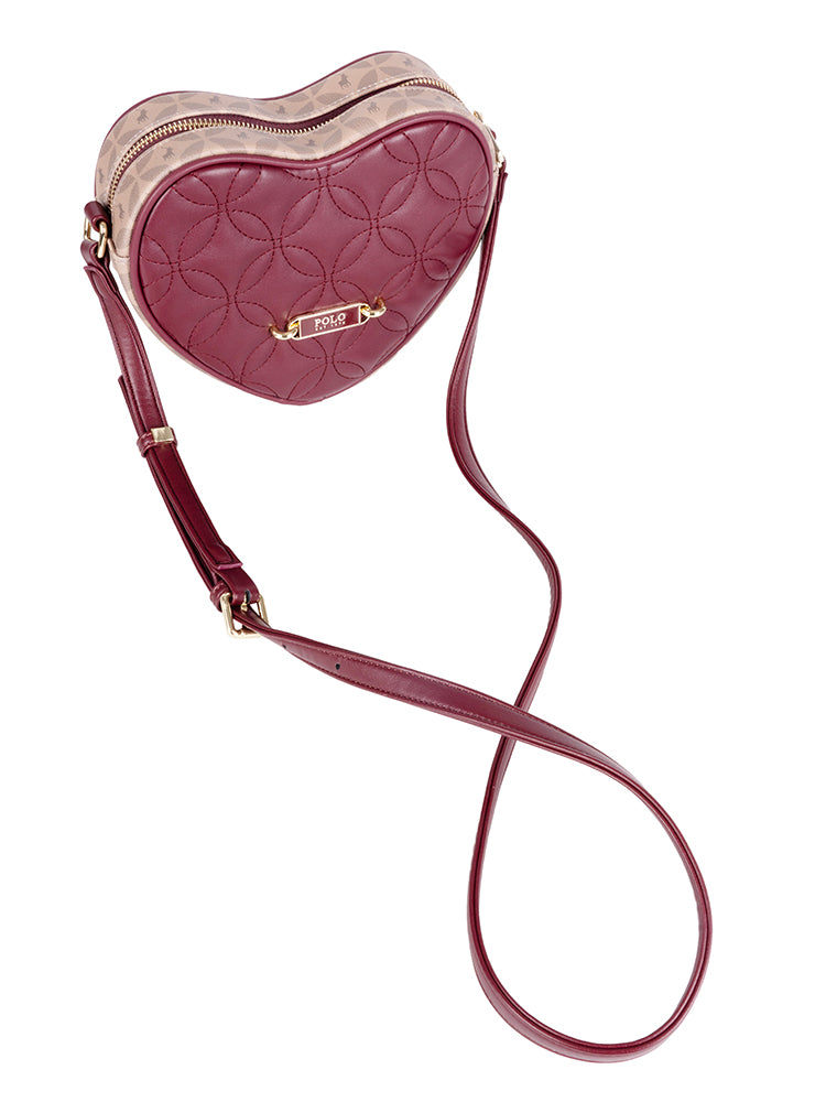 Polo Madison Heart Garnet Sling Bag