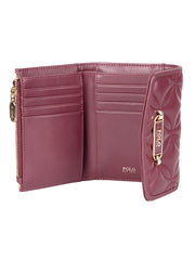 Polo Madison Compact Trifold Purse Garnet - One Size