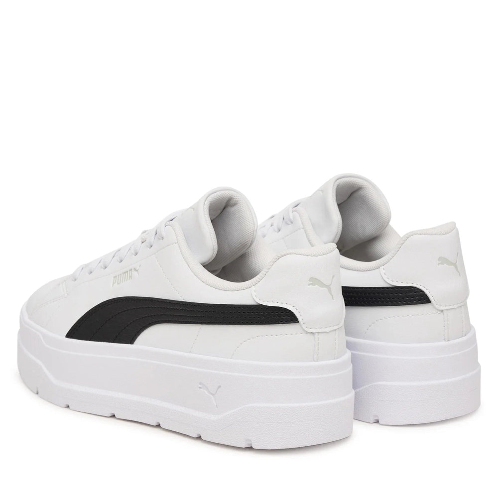 Puma Womens Karmen Classic Sneakers In White/Black/Gray