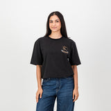 Old School Springboks Shield Badge Regular Crew Tee