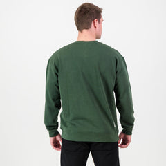Old School Springboks Shield Crew Sweater Green