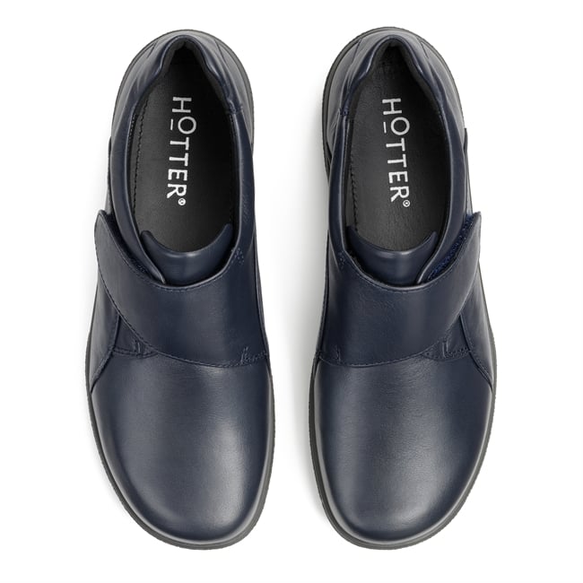 Hotter Ladies Sugar II Shoes In Navy