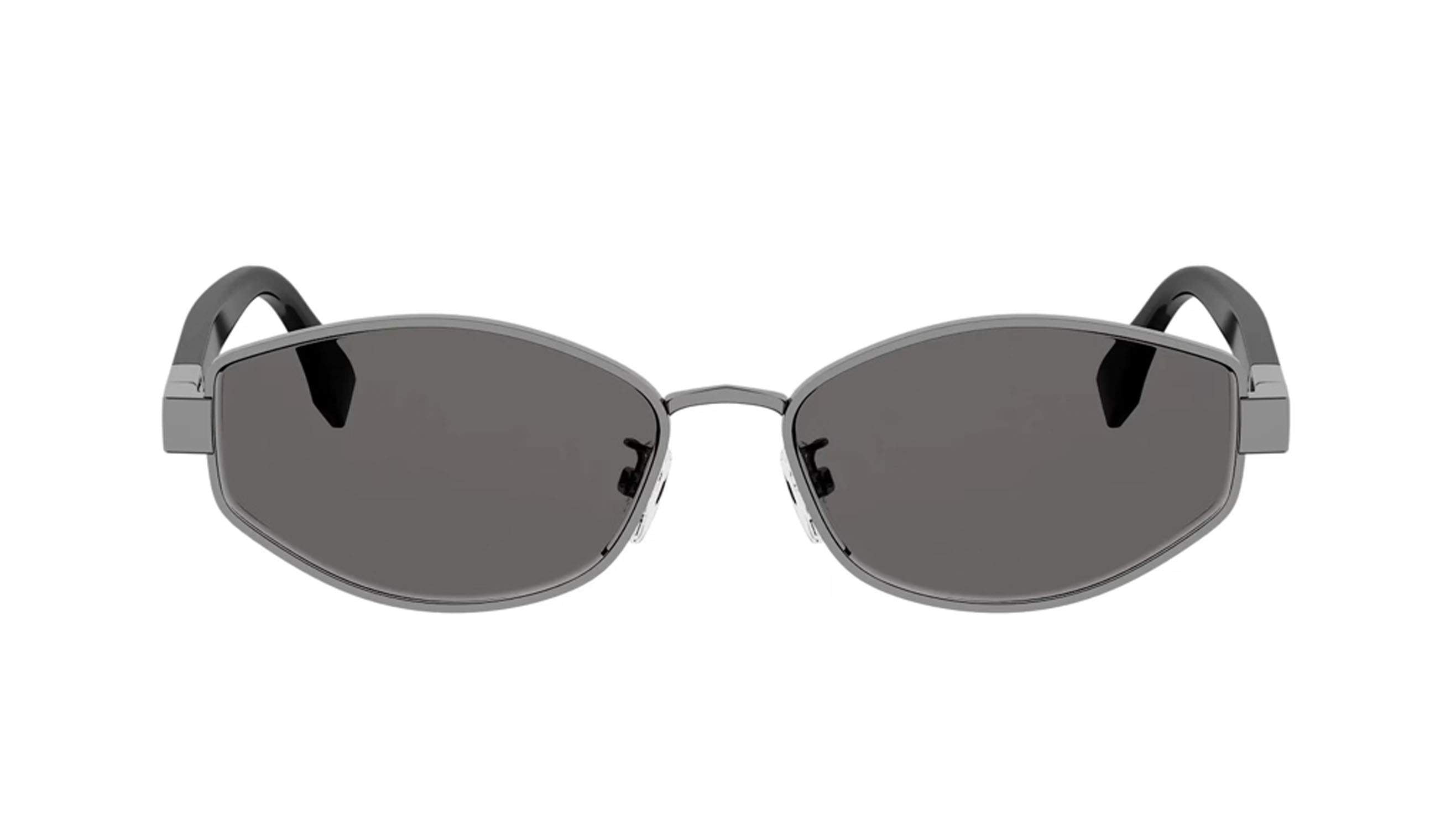 Fendi Baguette Womens Sunglasses In Gunmetal