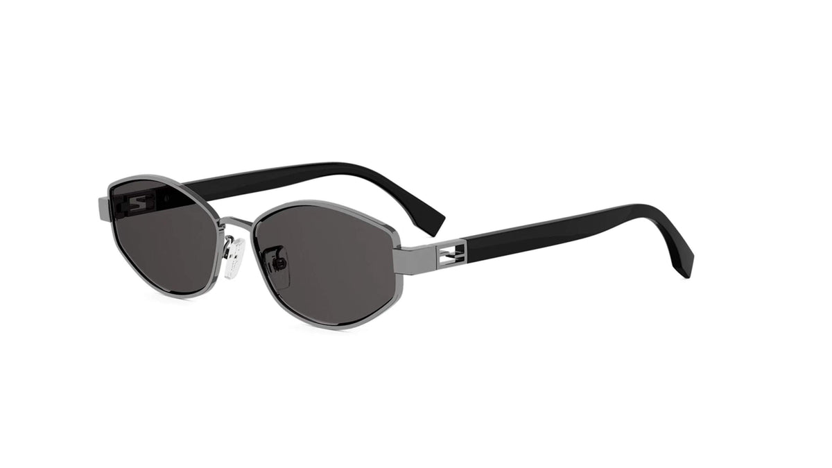 Fendi Baguette Womens Sunglasses In Gunmetal