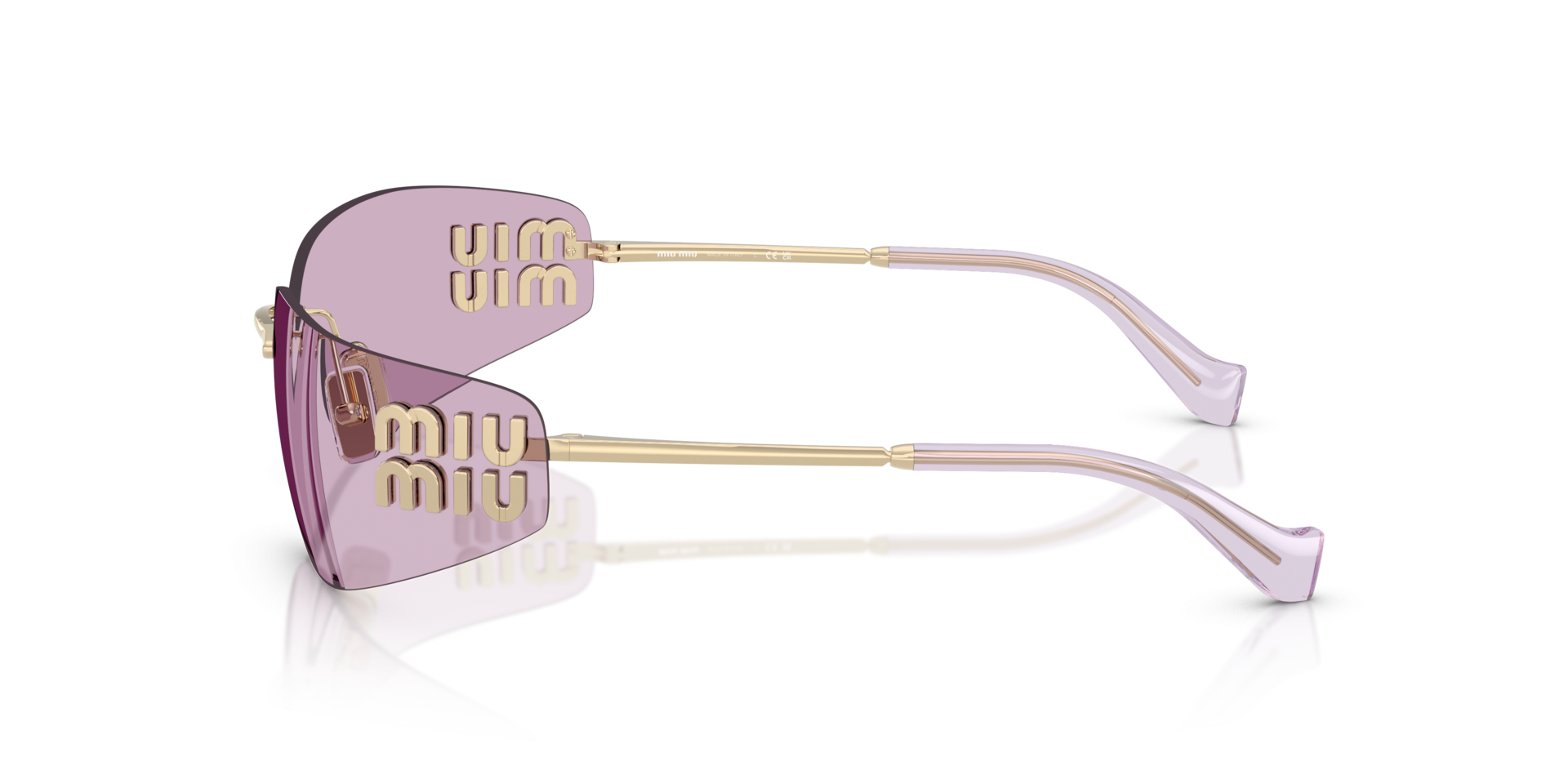 Miu Miu Mu A51S Zvn90O75 Pale Gold Pink