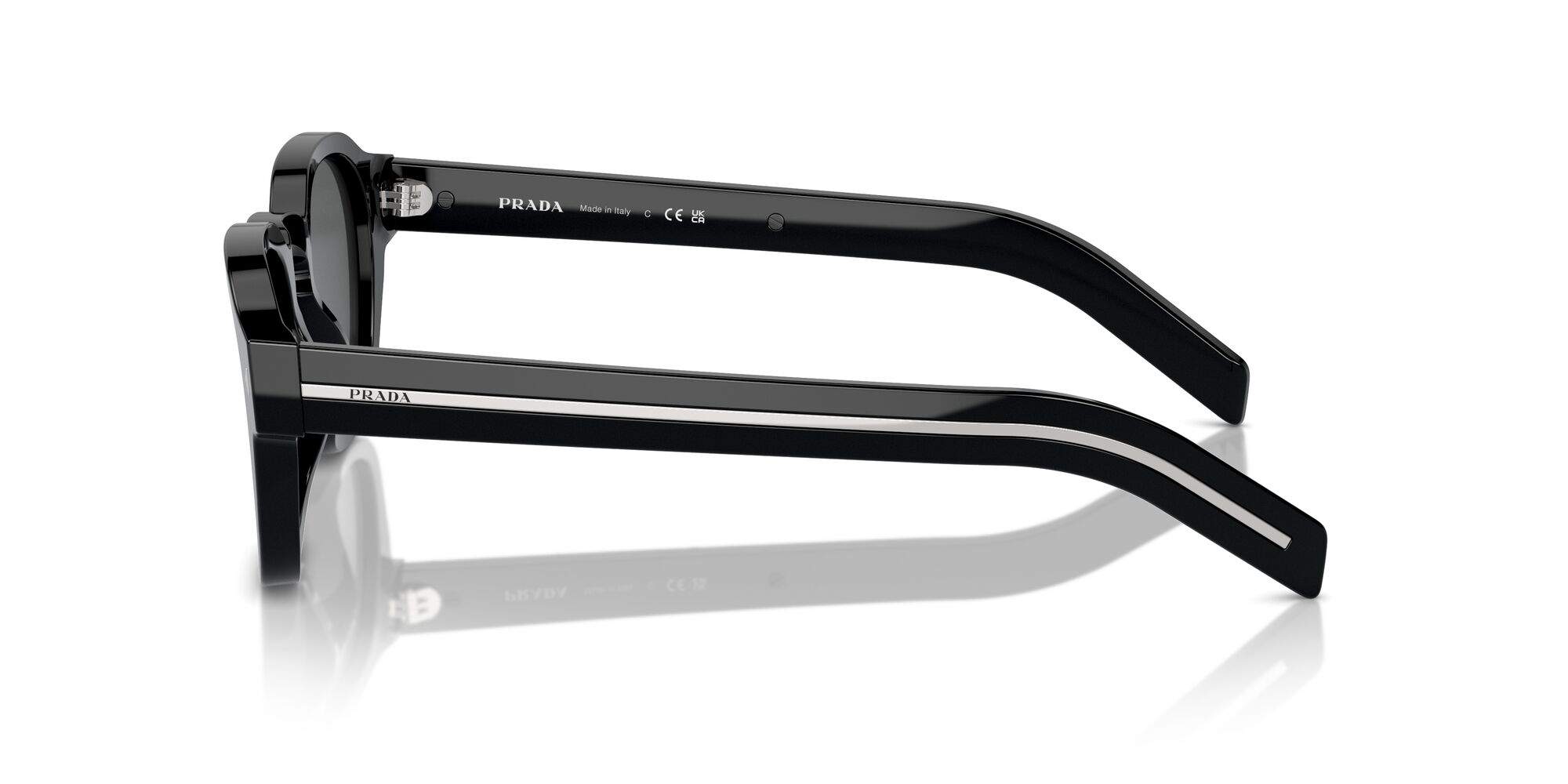 Prada Mens Pr Sunglasses In Black