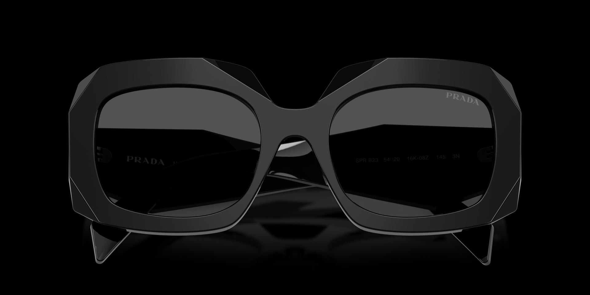 Prada Womens Symbole Pr Sunglasses In Black