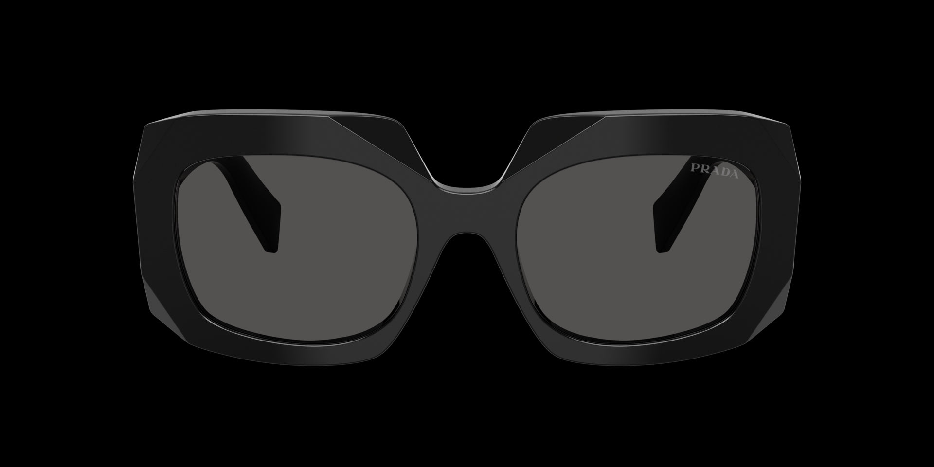 Prada Womens Symbole Pr Sunglasses In Black