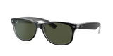 Ray-Ban New Wayfarer Rb2132 605255 Unisex Sunglasses In Black