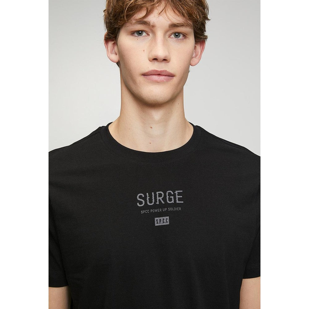 S.P.C.C Mens Surge Riven Short Sleeves T-Shirt In Black