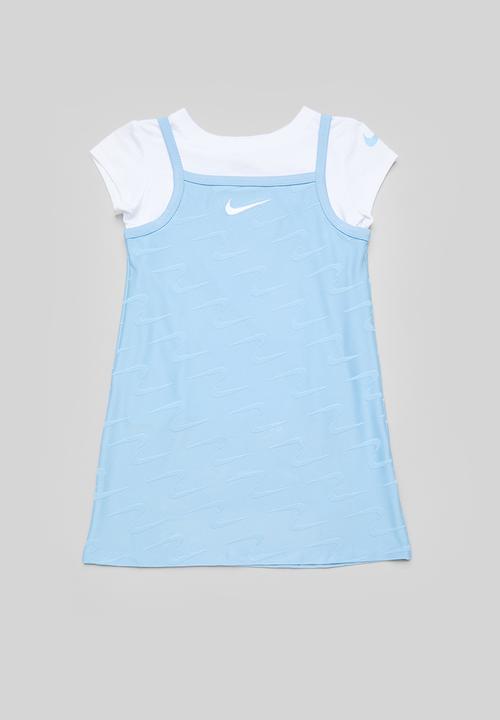 Nike Girls Move With Nature Dress In University Blue