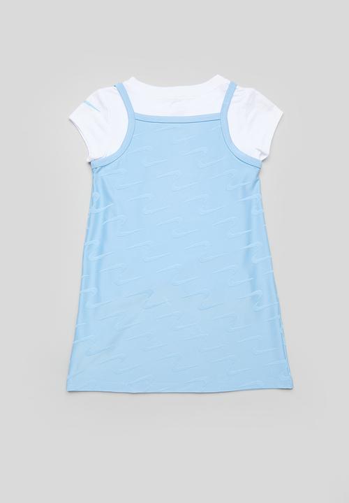 Nike Girls Move With Nature Dress In University Blue