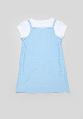 Nike Girls Move With Nature Dress In University Blue