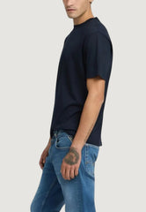 Replay Mens 067 T-Shirt In Navy