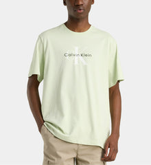 Calvin Klein Mens Hero Monologo T-Shirt In Green
