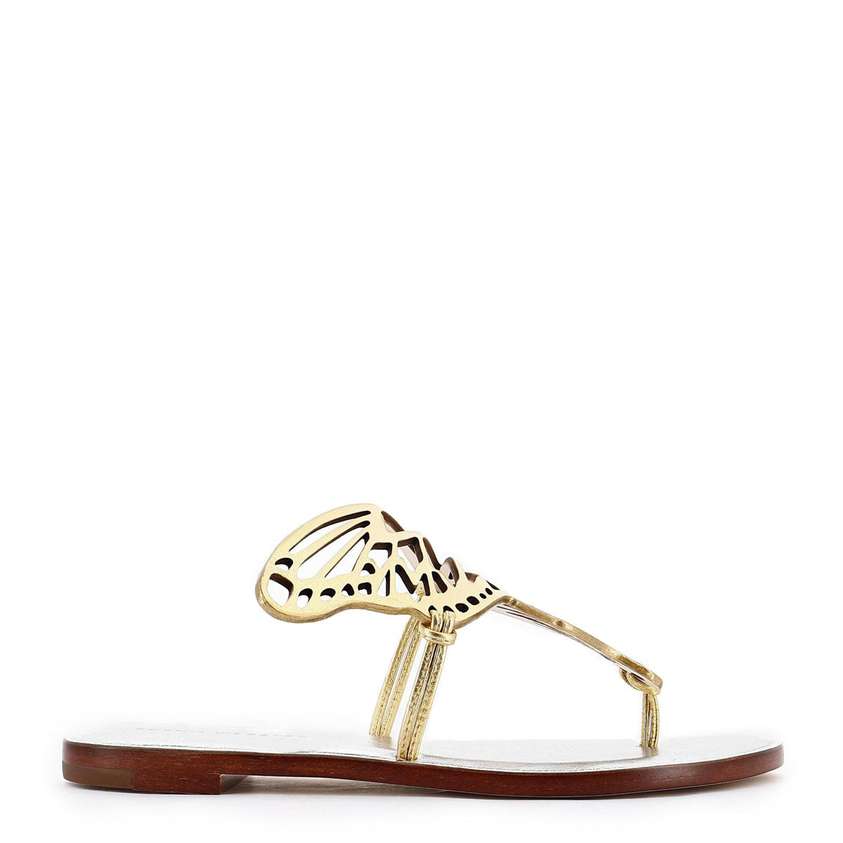 Sophia Webster Fss21096 Talulah Flat Mule Gold