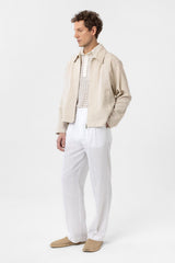 Antioch Mens Seasonal Relaxed Jacket In Beige