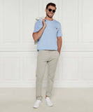 Tommy Hilfiger Mens Roundle Logo Chest Tee T-Shirts In Vessel Blue