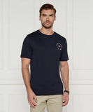 Tommy Hilfiger Mens Roundle Logo Chest Tee T-Shirts In Navy