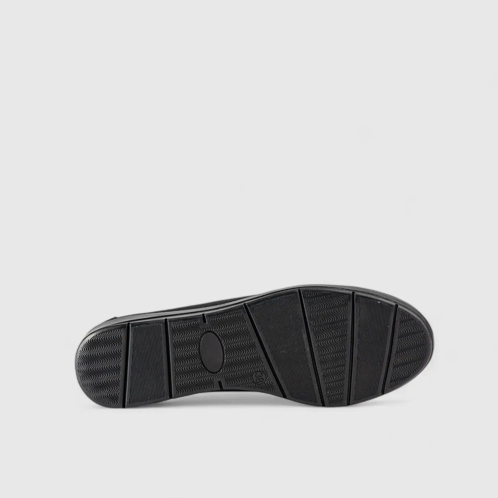 Hush Puppies Ladies Thea Tumbled Flat Shoes In Black