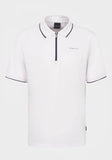 Bugatti 8150 75001C Mens White Short Sleeve Polo