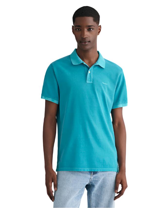 Gant 346947 Sunfaded Pique  Turquoise