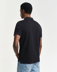 Gant 343782 Reg Shield Ss Pique Polo  Black