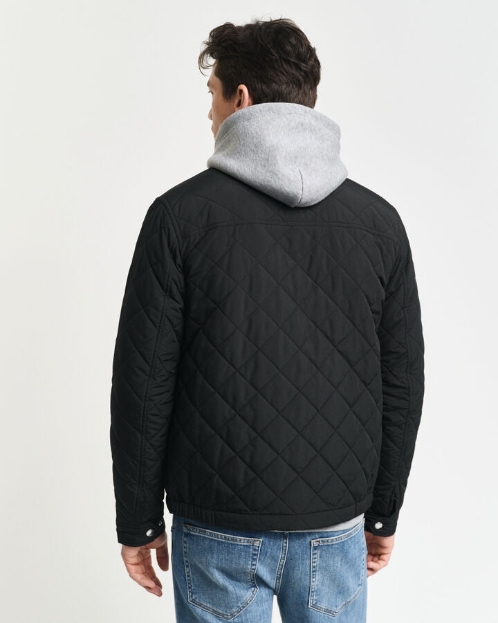 Gant 7006340 Quilted Windcheater Black