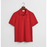 Gant Mens Regular Shield Golfer In Red
