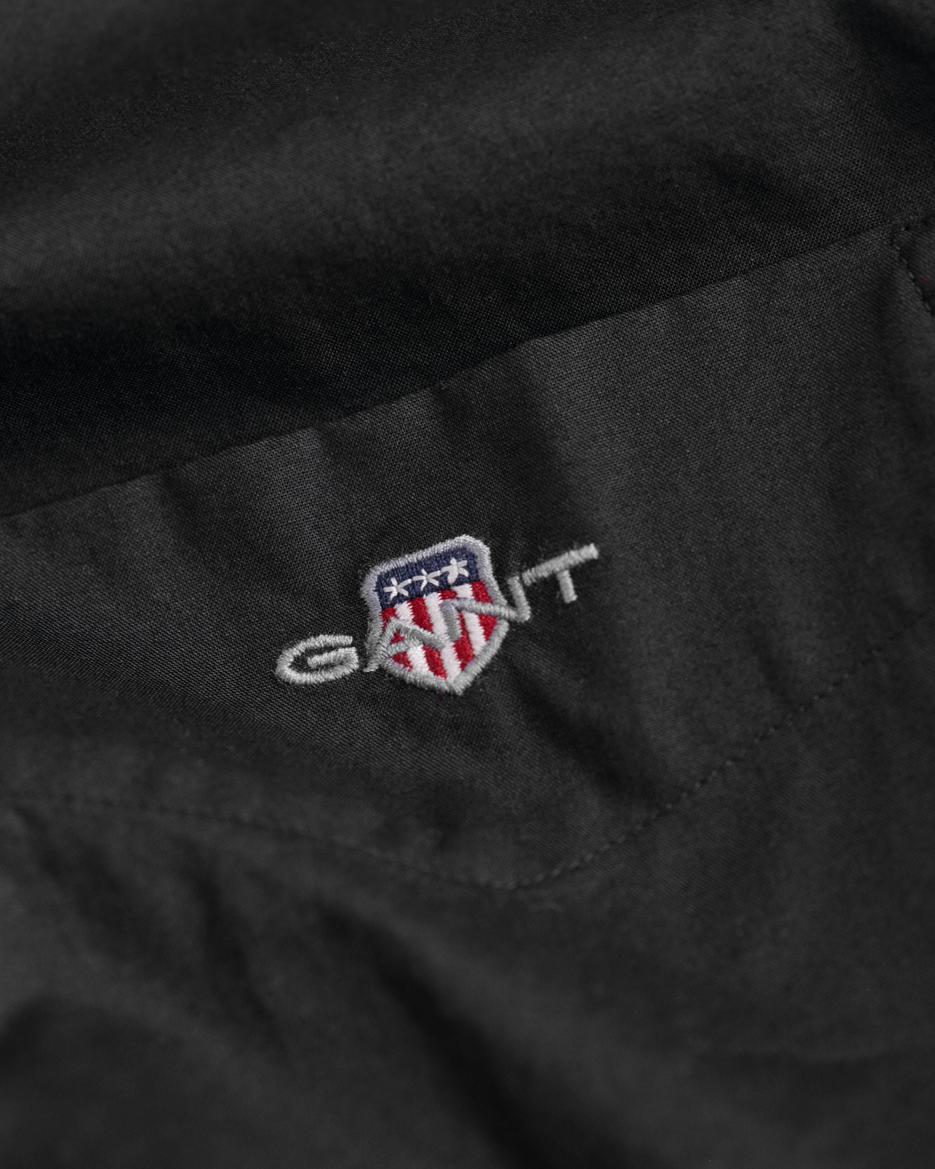 Gant Mens Regular Classic Shirt In Black