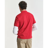 Gant Mens Regular Shield Golfer In Red