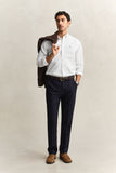 Gant Slim Oxford Stretch Shirt In White