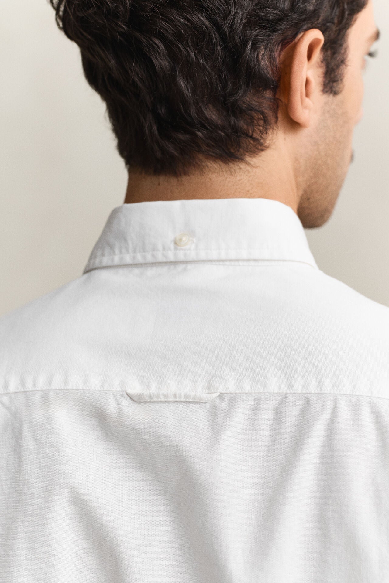 Gant Slim Oxford Stretch Shirt In White