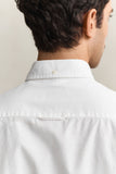 Gant Slim Oxford Stretch Shirt In White