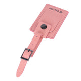 Cellini Accessories Pu Luggage Label In Pink