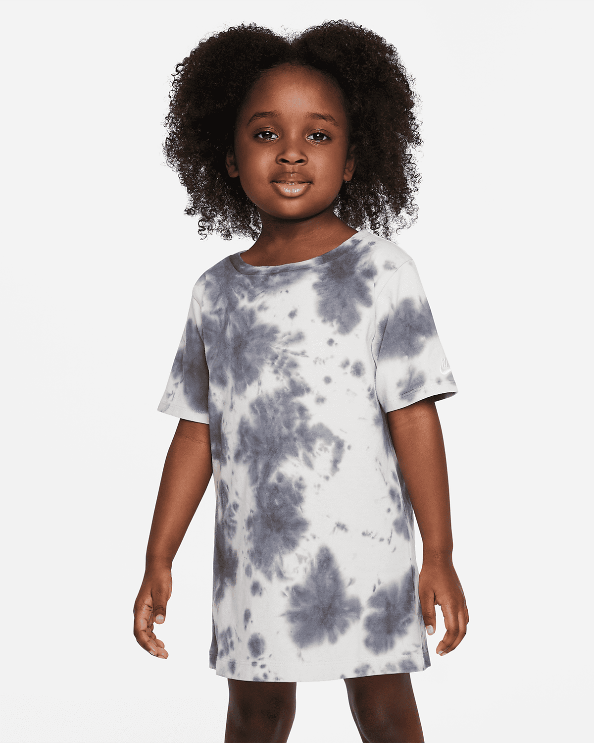 Nike Skye Cloud Wash Dress In Dark Grey