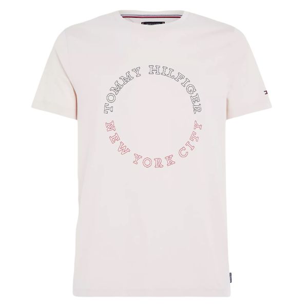 Tommy Hilfiger Mens Monotype Roundle Tee T-Shirts In White