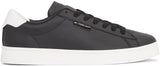 Tommy Hilfiger Mens Low Cupsole Shoes Black And White