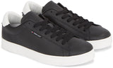 Tommy Hilfiger Mens Low Cupsole Shoes Black And White