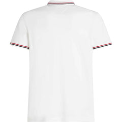 Tommy Hilfiger Mw307500 1985 Rwb Tipped Slim Polo White