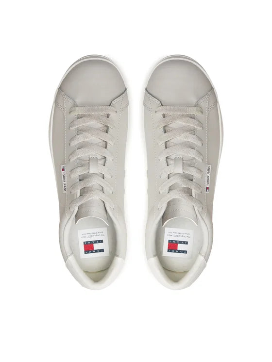 Tommy Hilfiger Mens Shoes Low Cupsole Grey