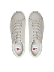 Tommy Hilfiger Mens Shoes Low Cupsole Grey