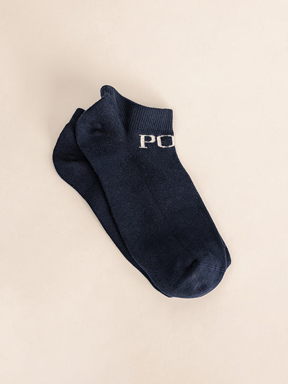 Polo Mens Trainer Socks In Navy