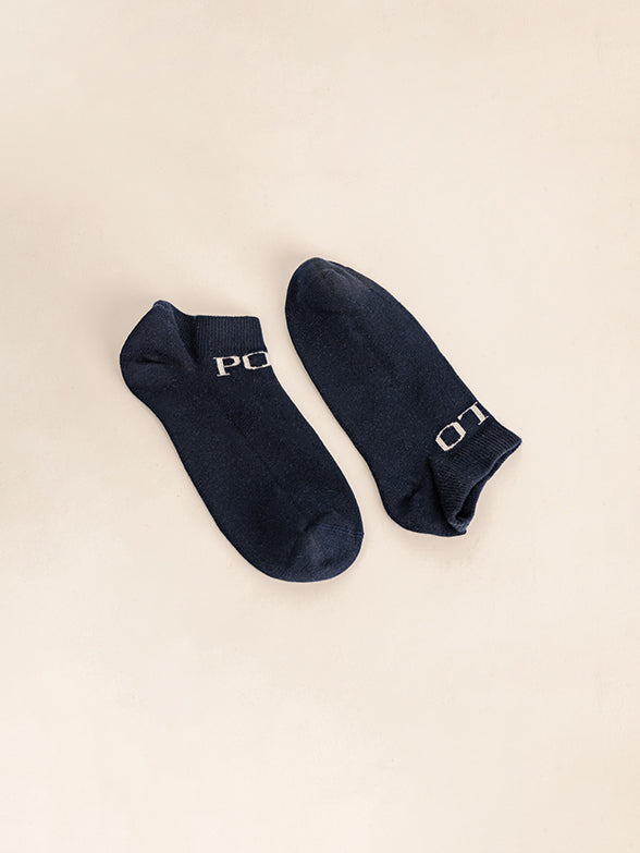 Polo Mens Trainer Socks In Navy