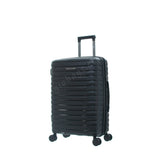 Travel Mate Zipper Pp Hardshell Trolley Luggage Case In Black