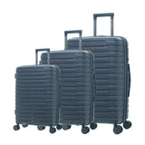 Travel Mate Zipper Pp Hardshell Trolley Luggage Case In Grey