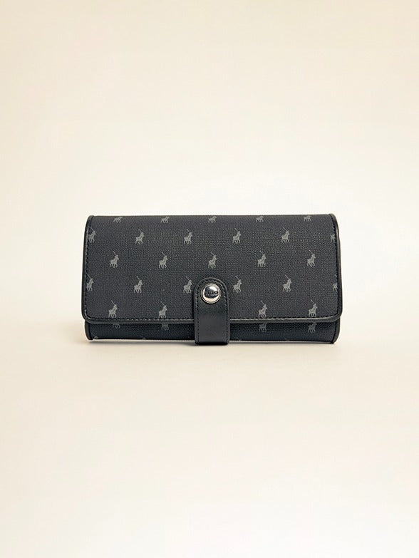 Polo New Iconic Trifold Purse Black