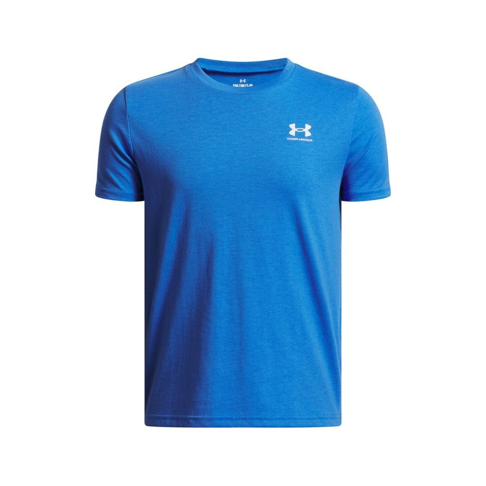Under Armour Boys  Sportstyle Left Chest Short Sleeves T-Shirt In Royal Blue